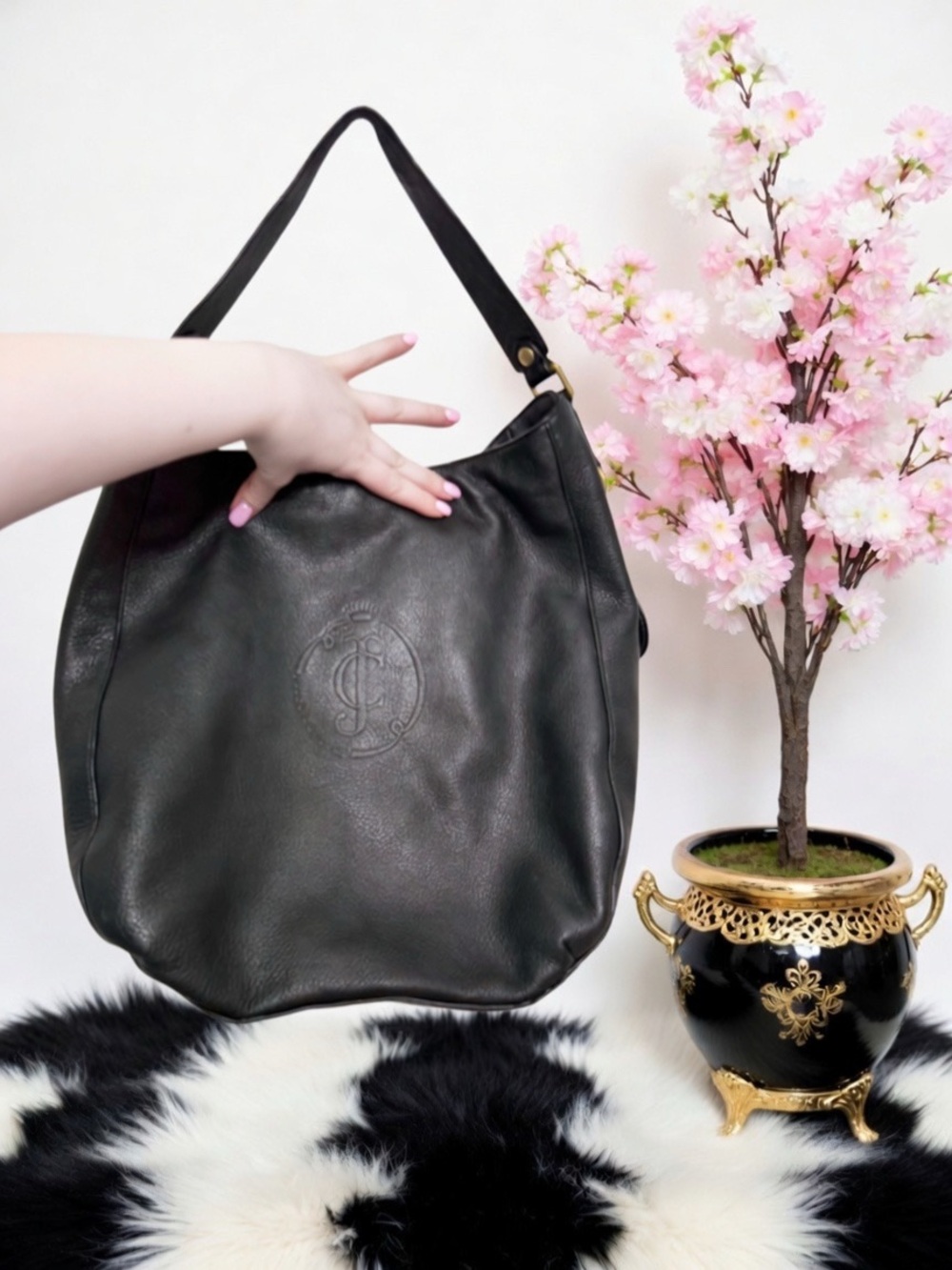 VINTAGE JUICY COUTURE Y2K HOBO TOTE - Picture 2 of 6
